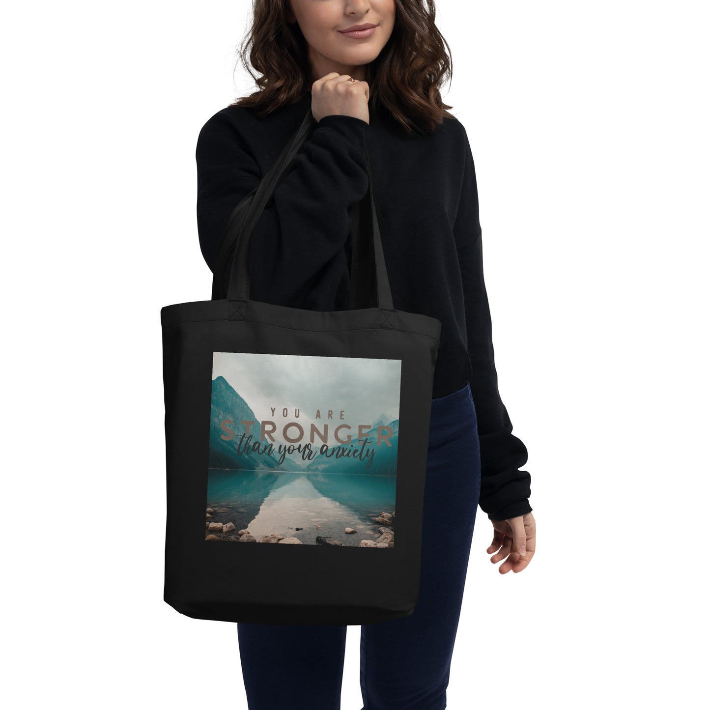 You are Stronger than your Anxiety - Eco Tote Bag