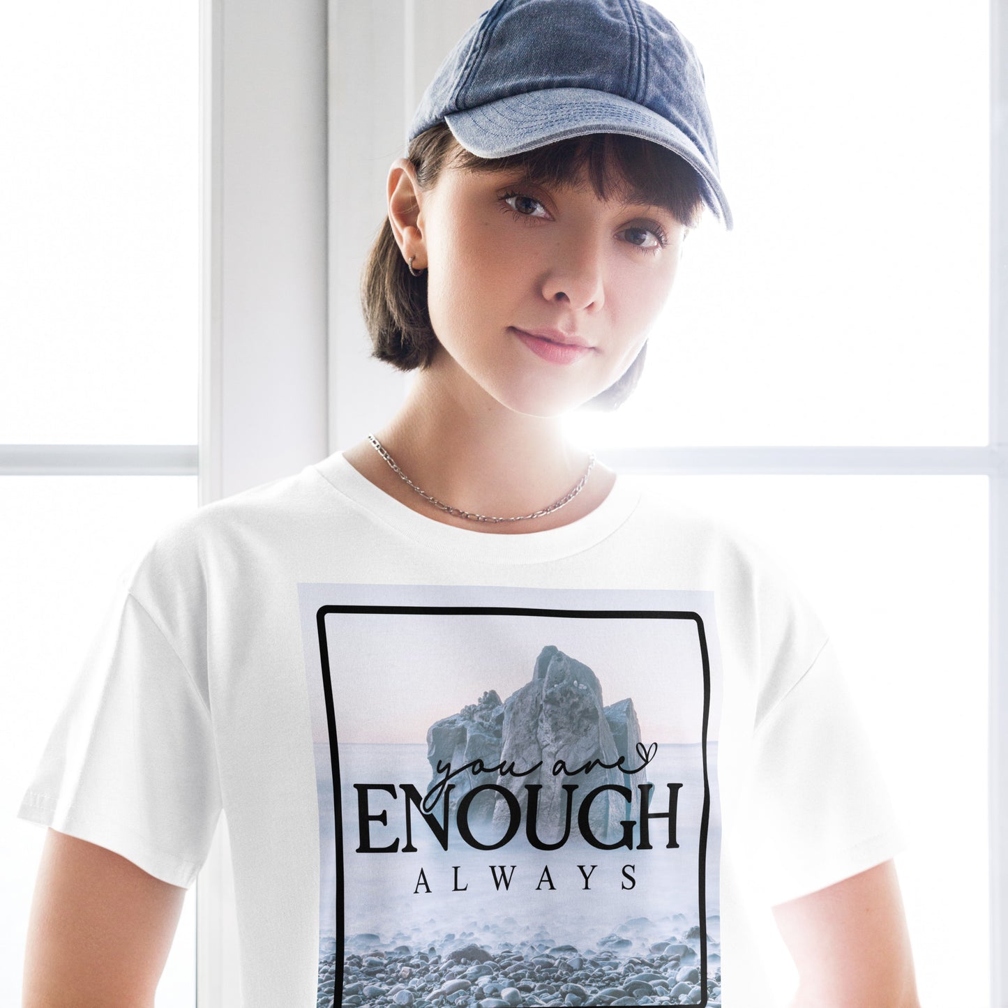 You are ENOUGH always! - Women’s crop top